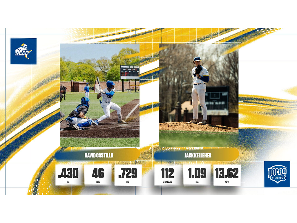 Castillo, Kelleher named Region 21 Player, Pitcher of the Year to headline All-Region Selections