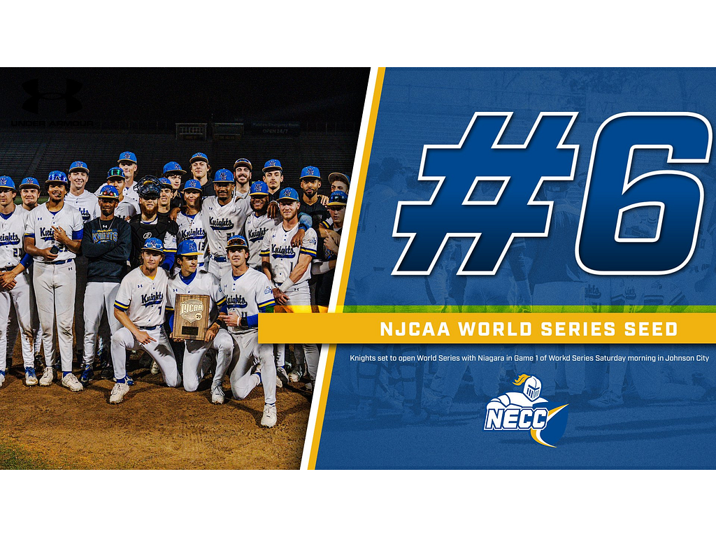 Northern Essex named #6 seed for NJCAA World Series